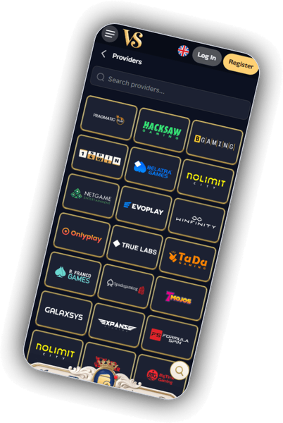 Provider directory with a search field and a grid of studio logos